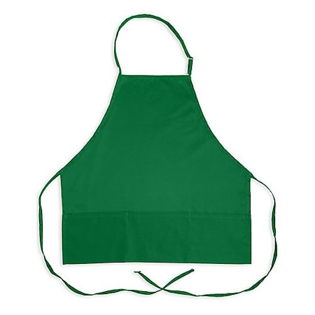 Allpoints Kng 27 In Bib Apron Kelly Green 3 Pocket 1040KLG
